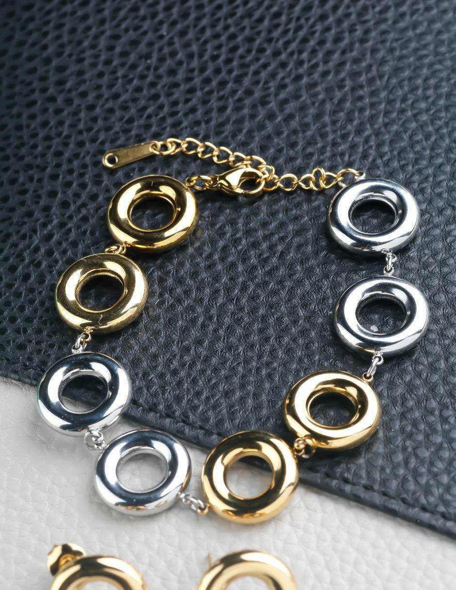 Aretes y pulsera Órbita 4