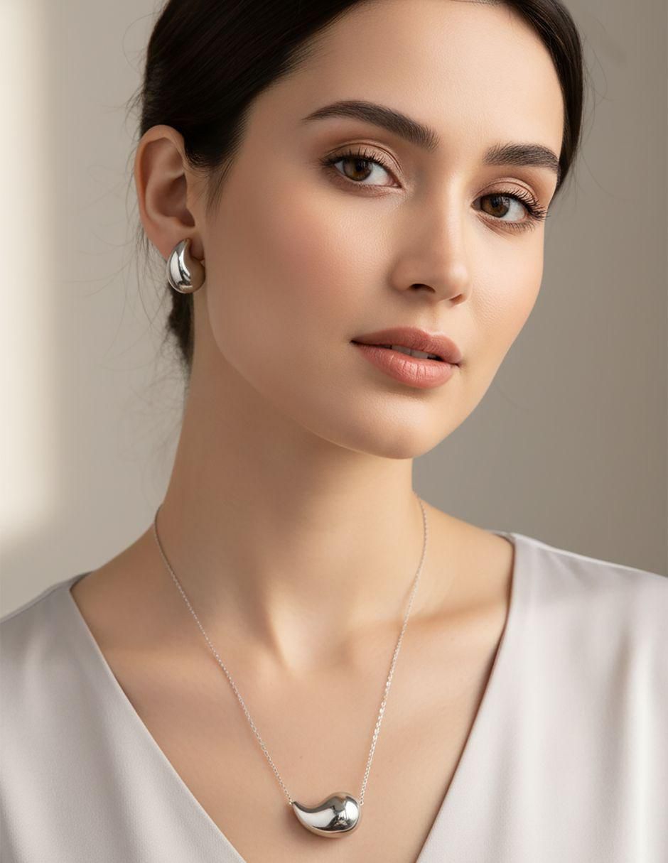 Aretes y collar de Gota Nébula 5