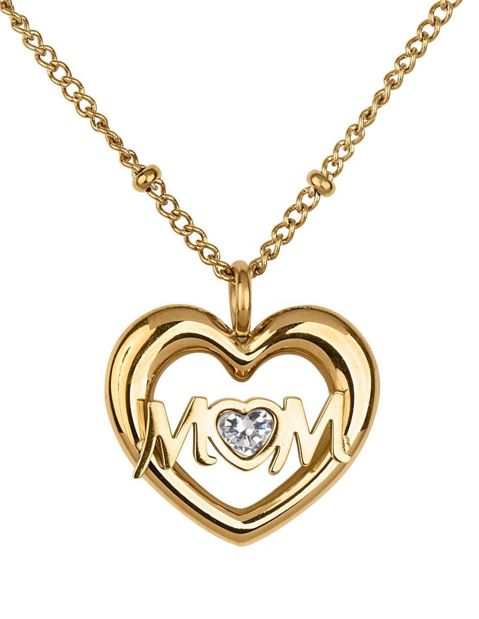 Collar de corazón Mavi de 18 K