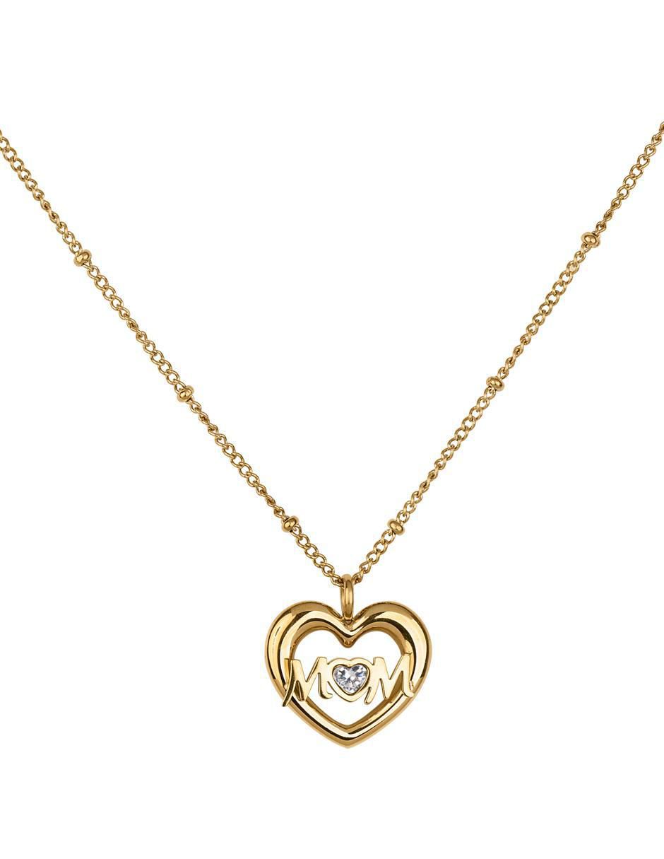 Collar de corazón Mavi de 18 K 2