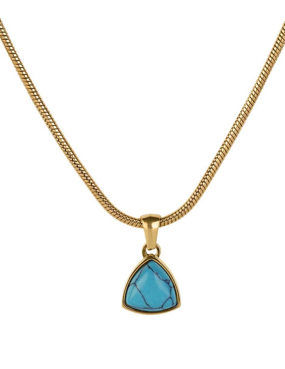 Collar Birthstone Sofi Baño de oro 18 k 4