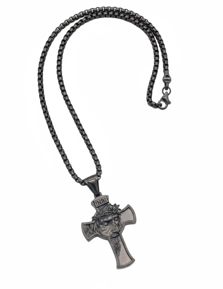 Collar con dije de cruz 3