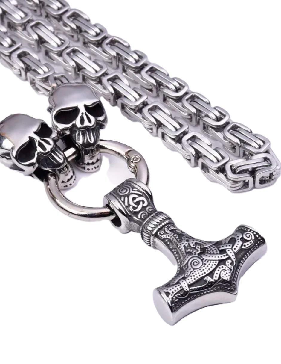 Collar con dije de calavera 3