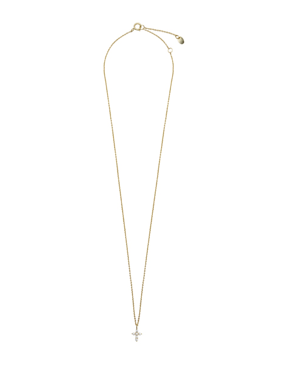Collar de cruz plata P 925 2