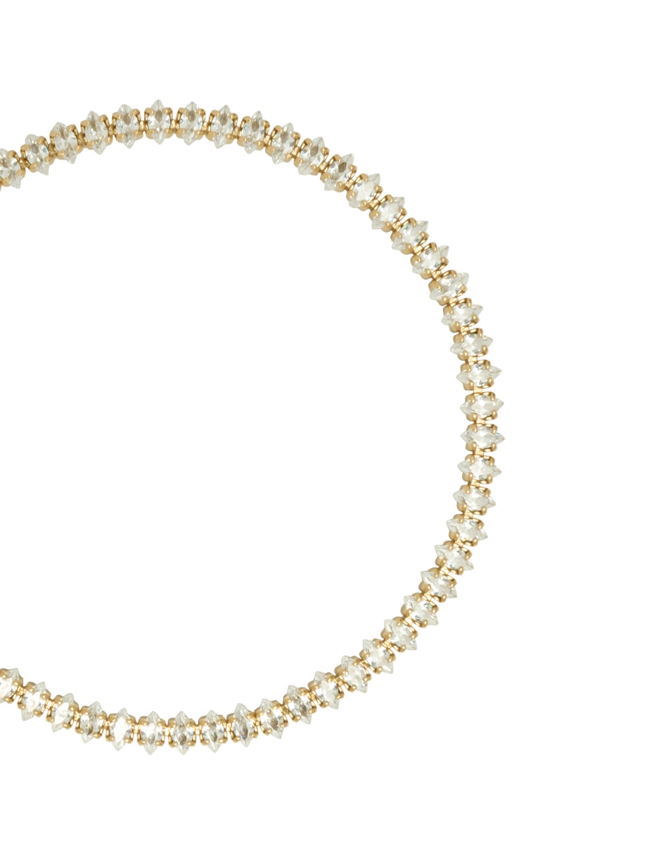 Pulsera con zirconia cúbica Navettes acabado pavé 2