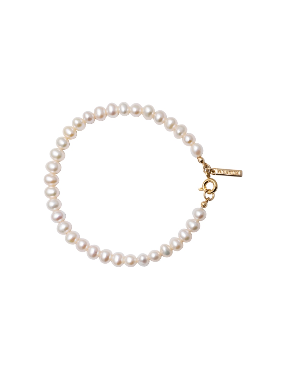 Pulsera con perla Potato acabado lustre