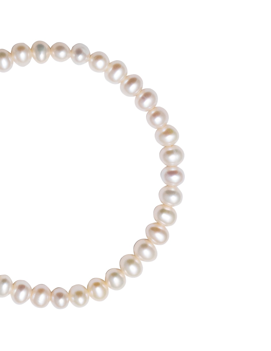 Pulsera con perla Potato acabado lustre 2