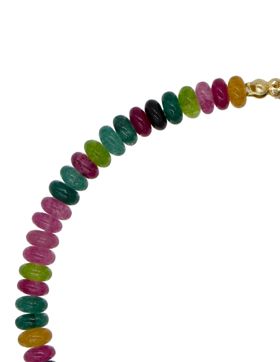 Pulsera con turmalina acabado lustre 2