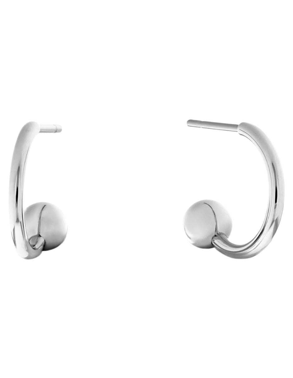 Set de aretes CK pure essentials con acabado brillante 6
