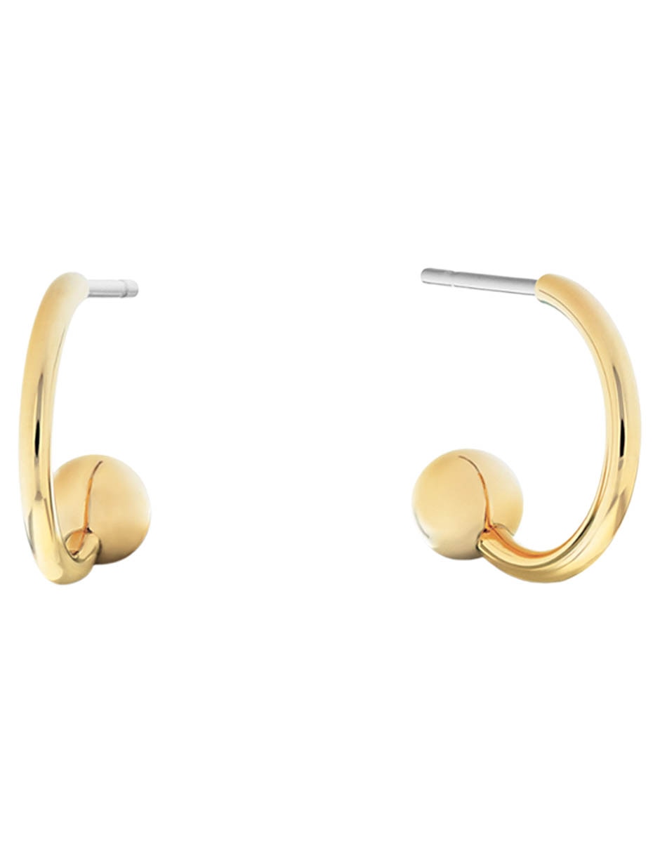 Set de aretes CK pure essentials con acabado brillante 6