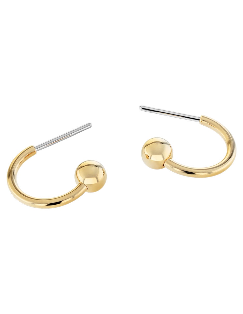Set de aretes CK pure essentials con acabado brillante 7