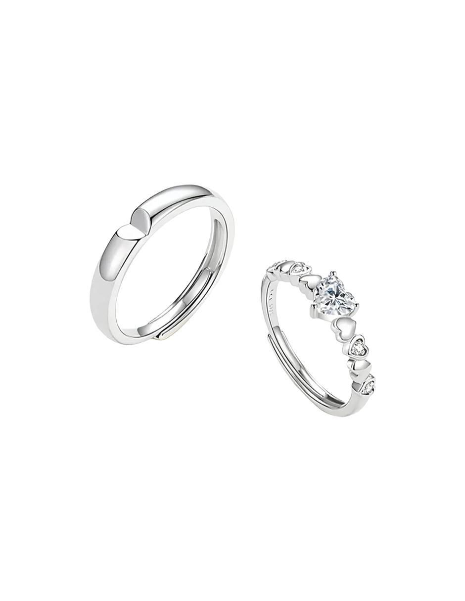 Set anillo de corazón
