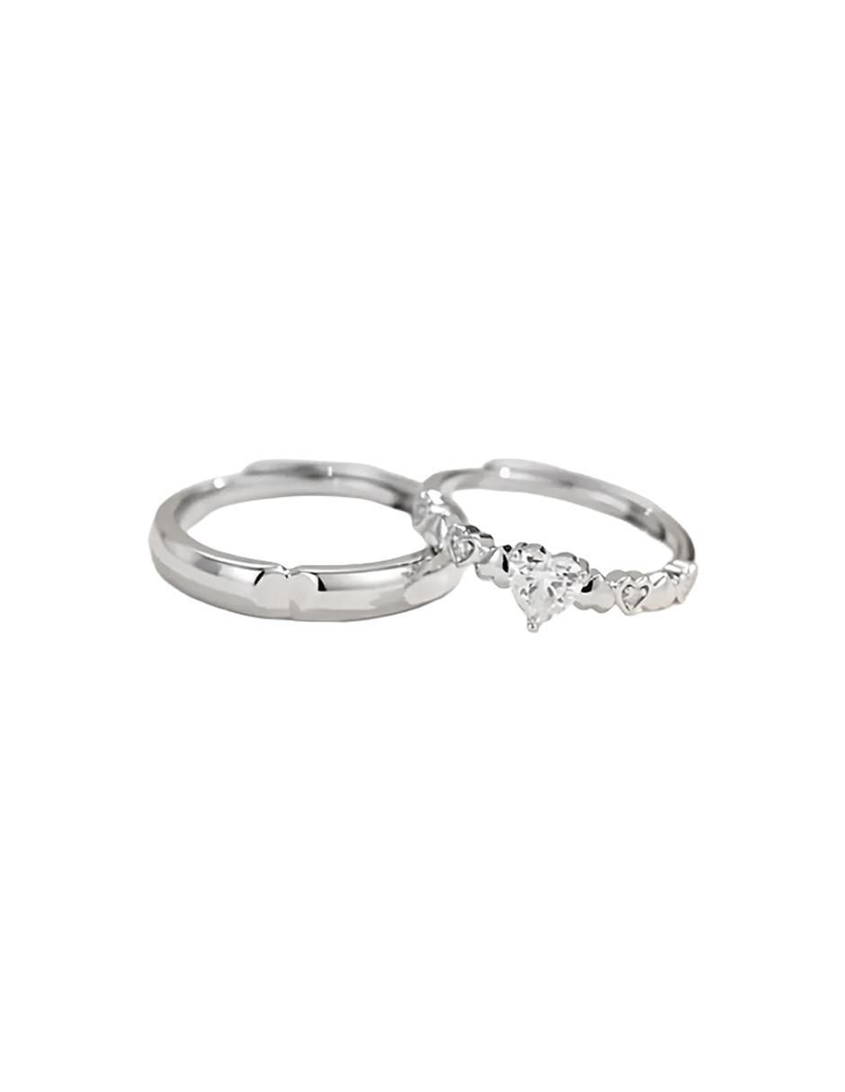 Set anillo de corazón 2