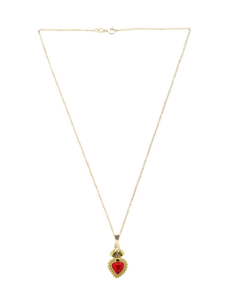 Collar de corazón Aurore 18 K 5