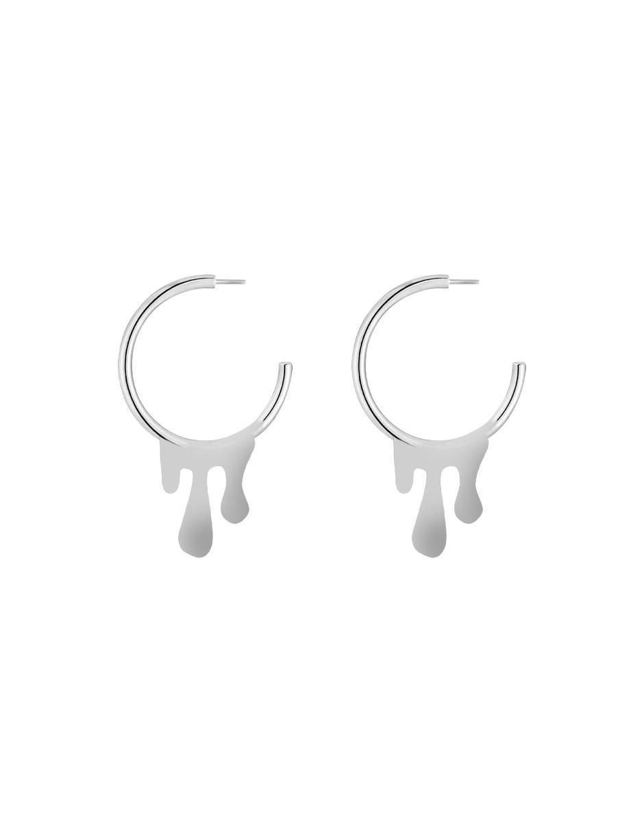 Arracadas de plata P 925 con acabado esmaltado 2