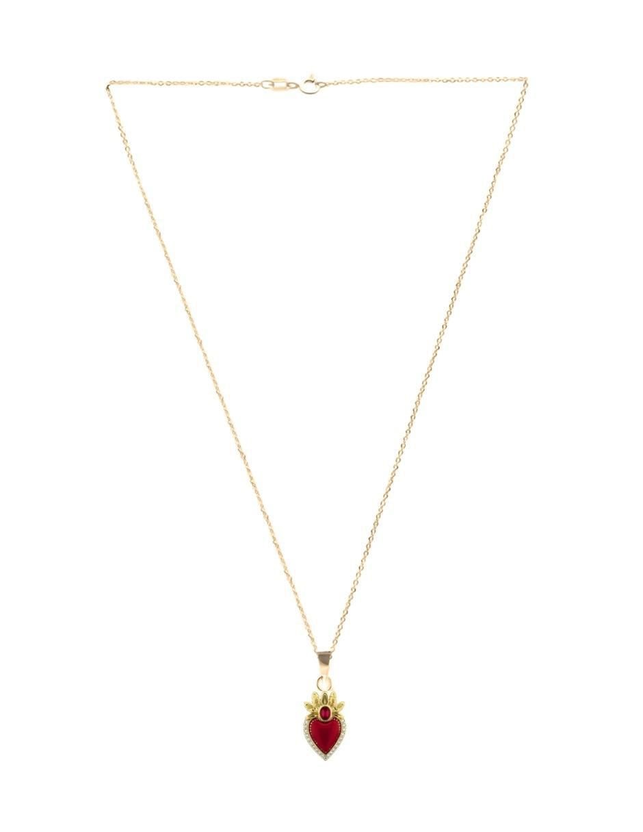 Collar de corazón Aurore 18 K 5