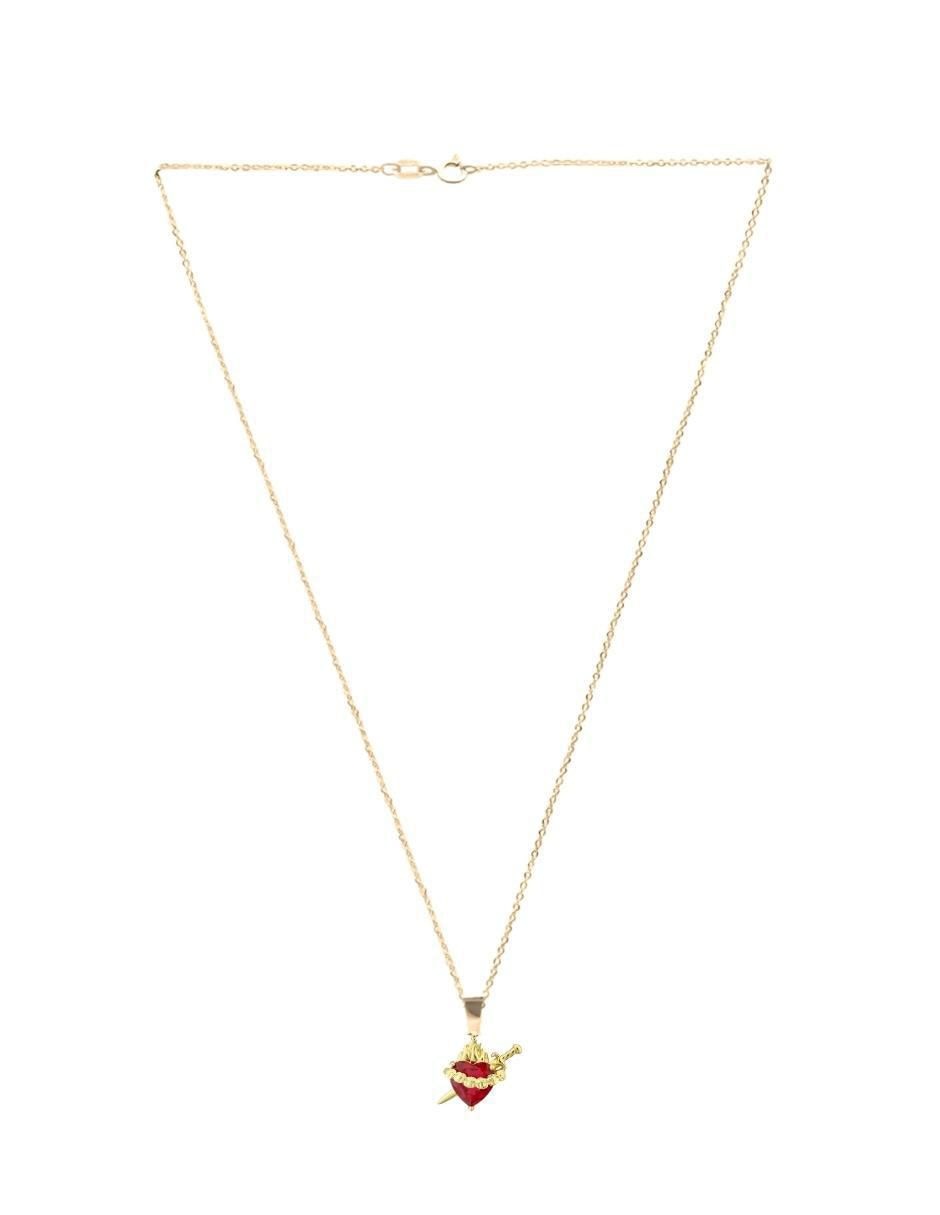 Collar de corazón Aurore 18 K 5