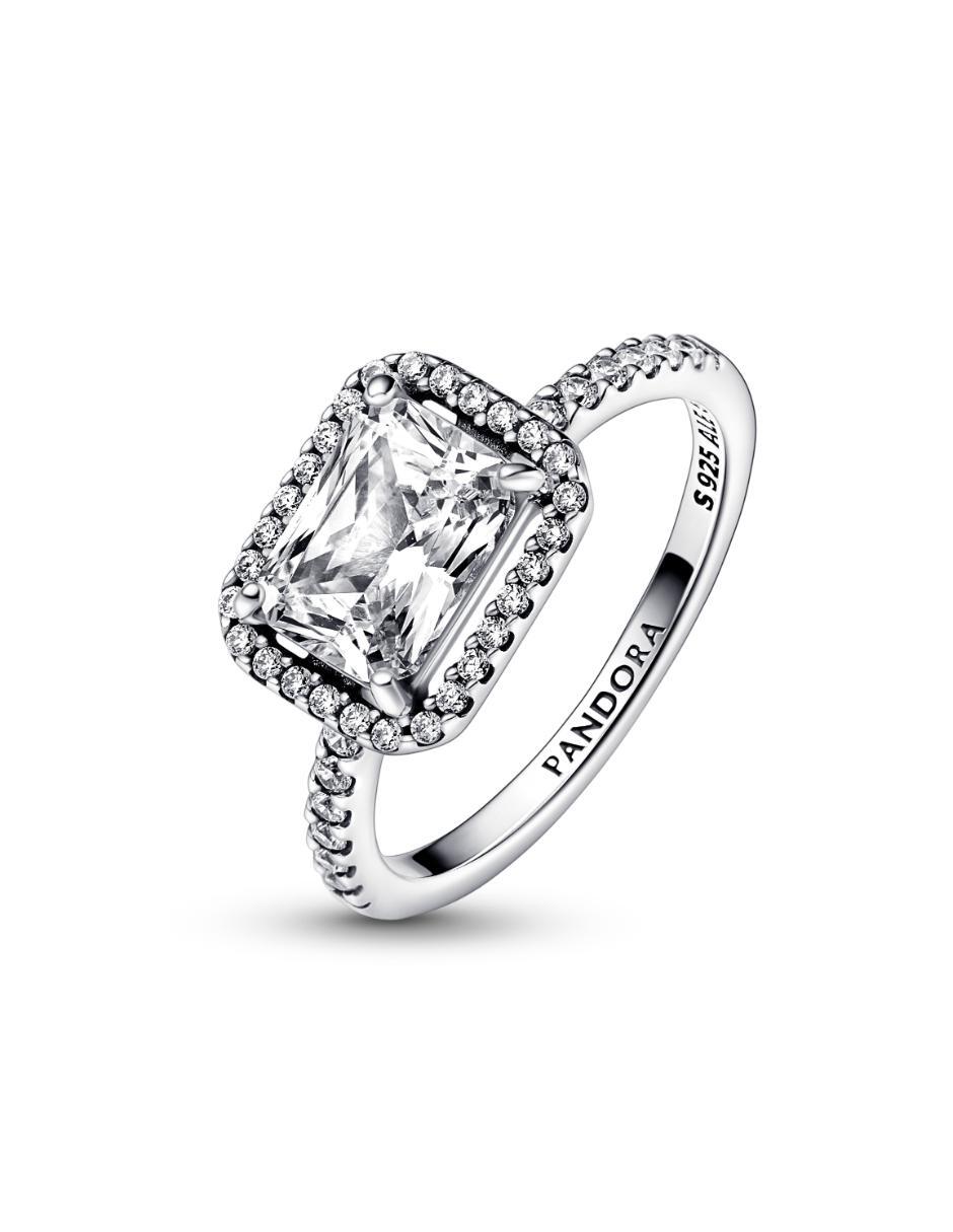 Anillo P 925 de plata zirconia cúbica brillante 3