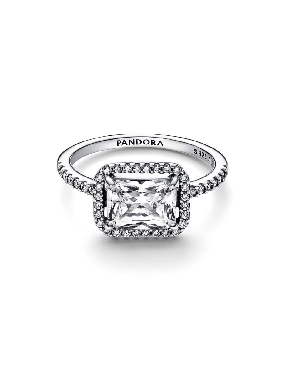 Anillo P 925 de plata zirconia cúbica brillante 4