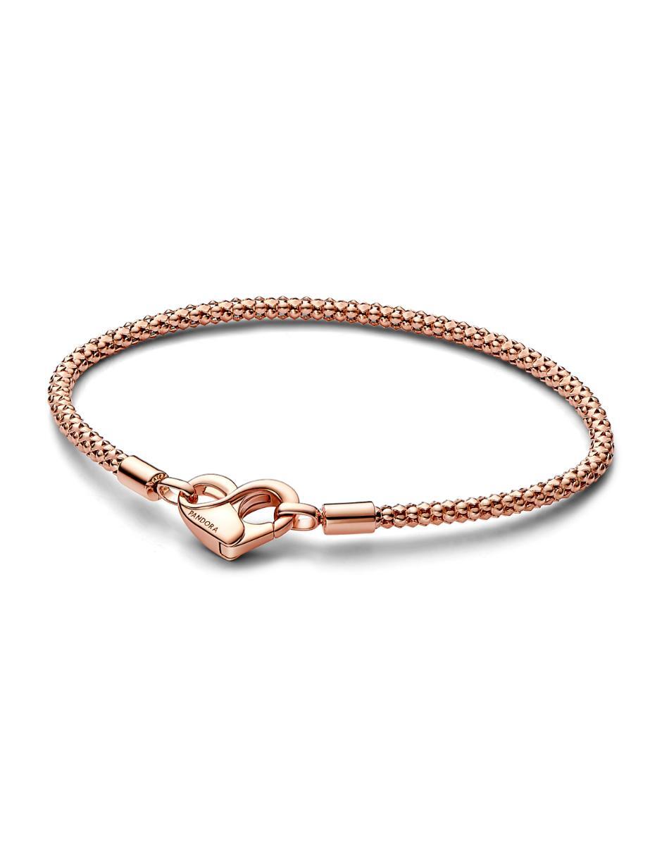 Brazalete de plata P 925 Moments acabado baño de oro rosa