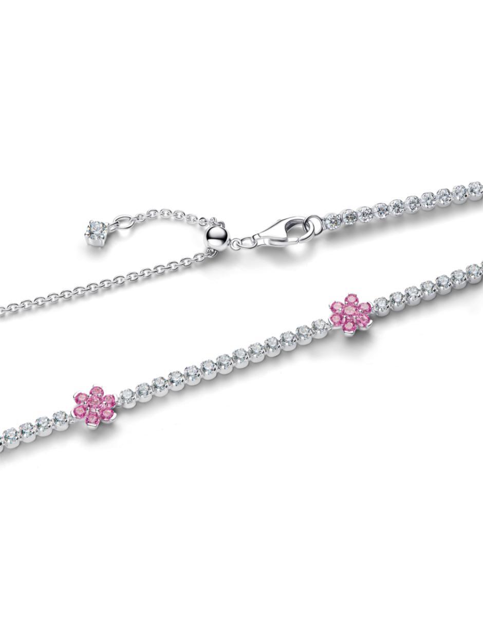 Collar de flor Timeless de plata P 925 3