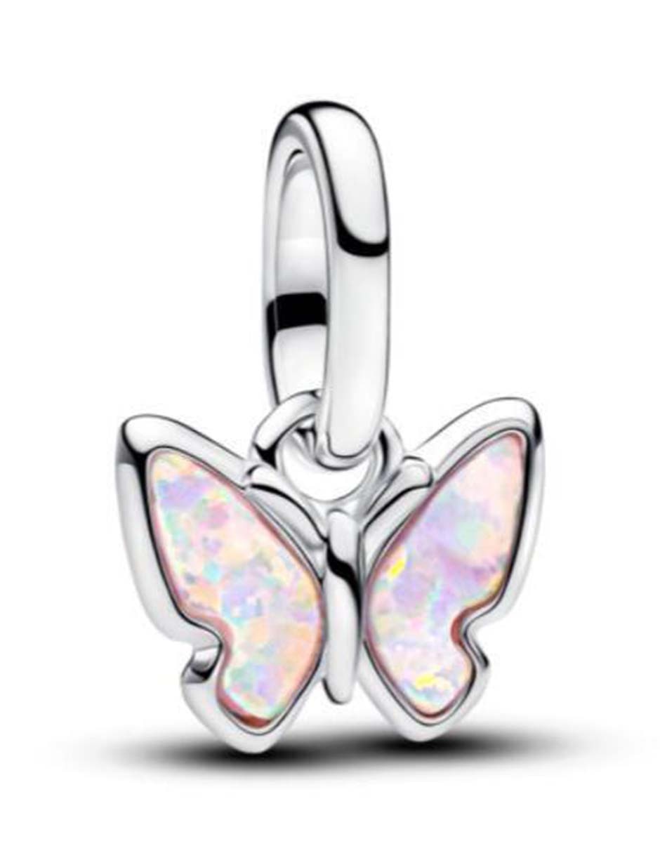Charm de mariposa ME de plata P 925 ópalo 1