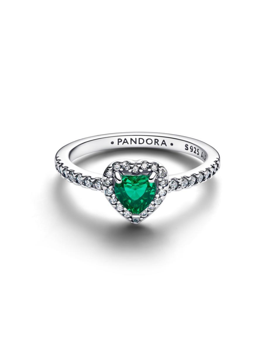Anillo de corazón P 925 de plata zirconia cúbica brillante 3
