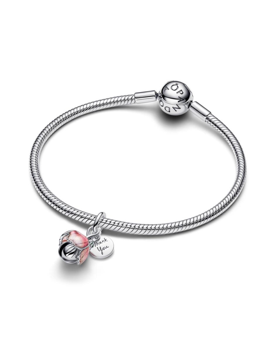 Charm de flor Moments de plata P 925 cristal 4