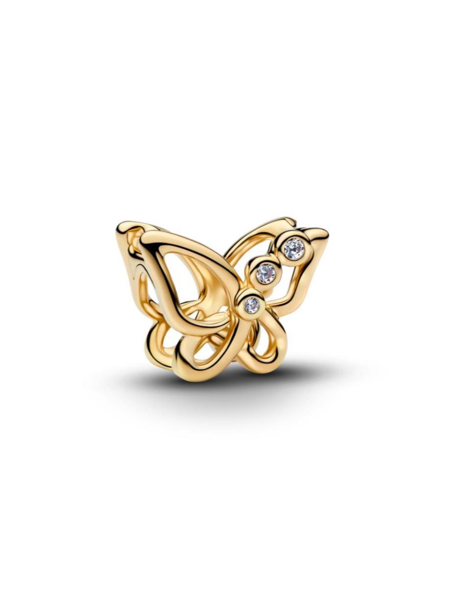 Charm de mariposa Moments de plata P 925 zirconia cúbica