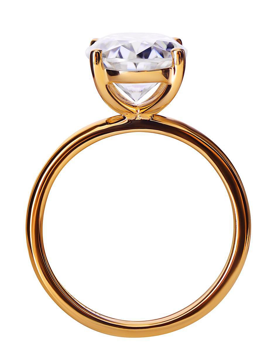 Anillo 18 K de oro diamante 3