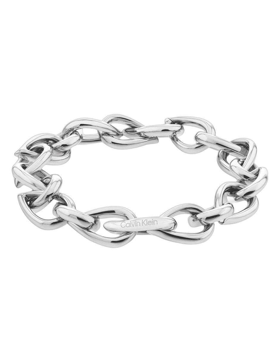 Brazalete Sculptured Drops acabado brillante