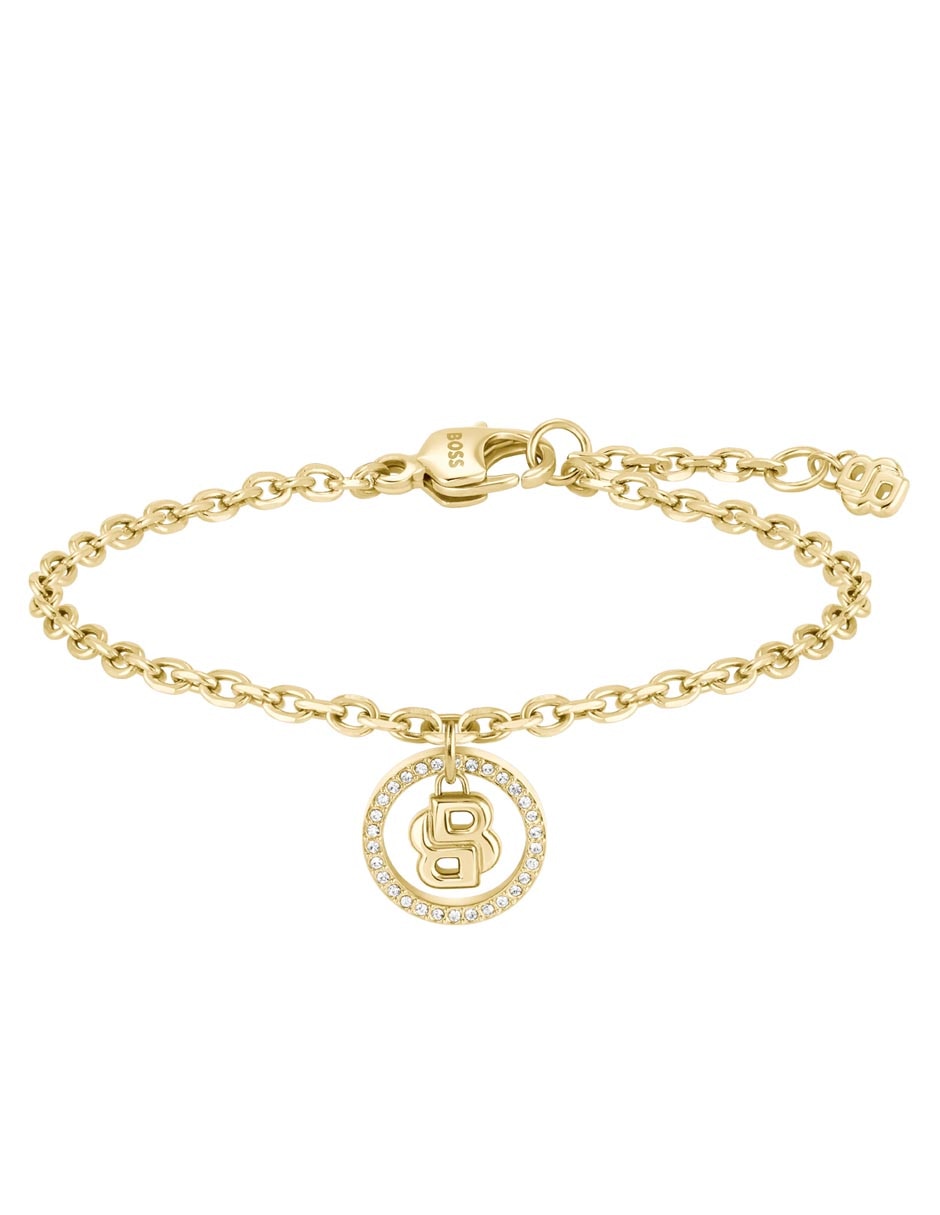 Brazalete con cristal Double B Divine acabado brillante
