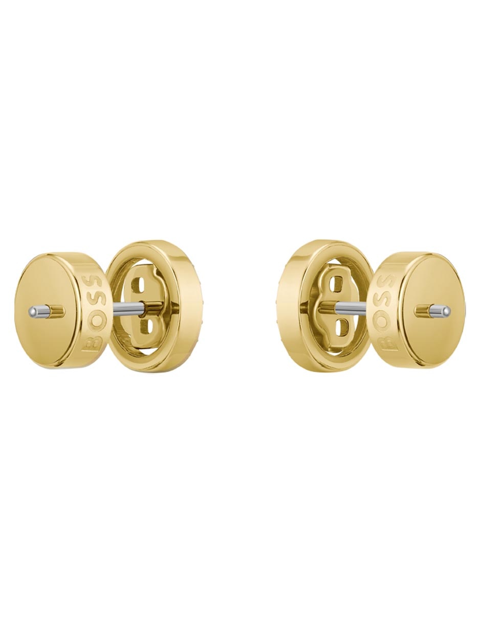 Broqueles Double B Divine con acabado brillante cristal 2