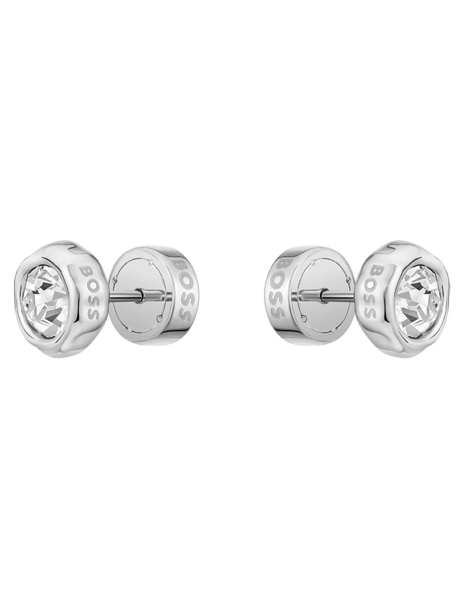 Broqueles Kassy Precious con acabado brillante cristal