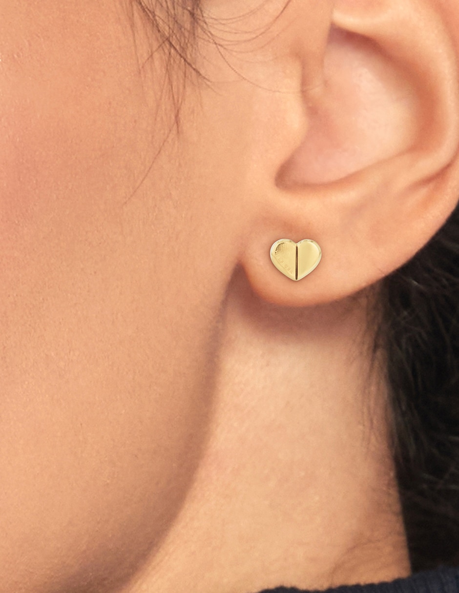 Broqueles de corazón Essential Earrings con acabado brillante 2