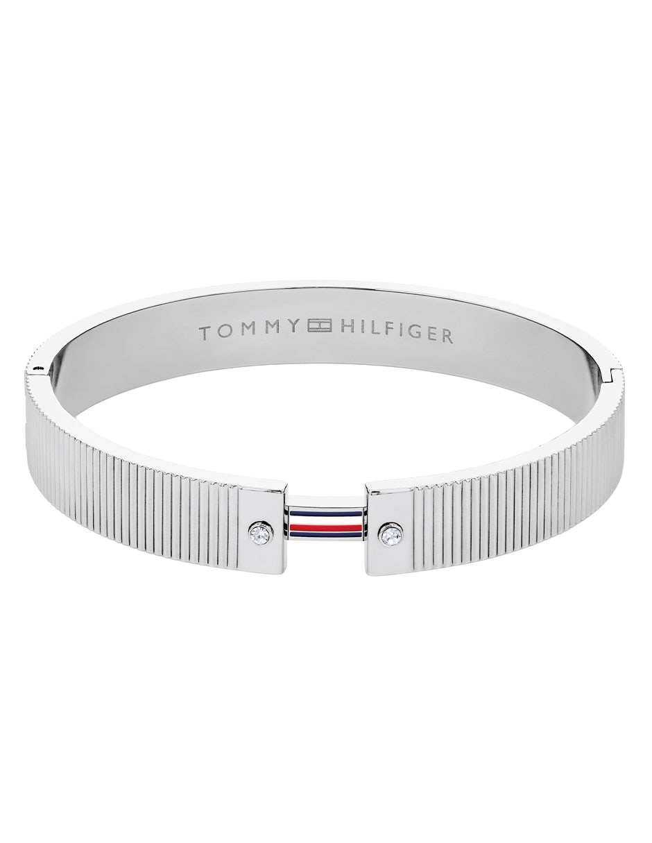 Brazalete con cristal Stripes acabado brillante