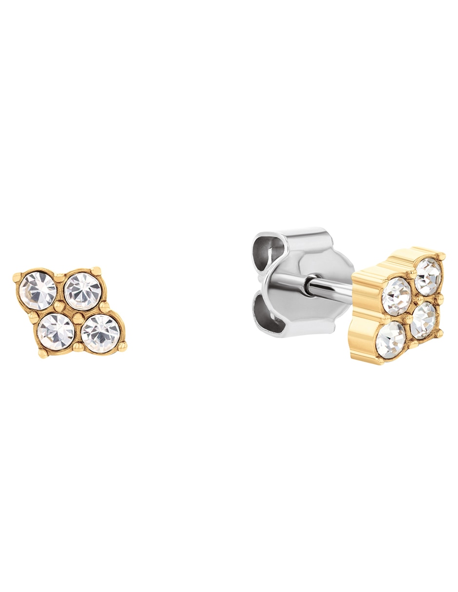 Broqueles Essential Earrings con acabado brillante cristal