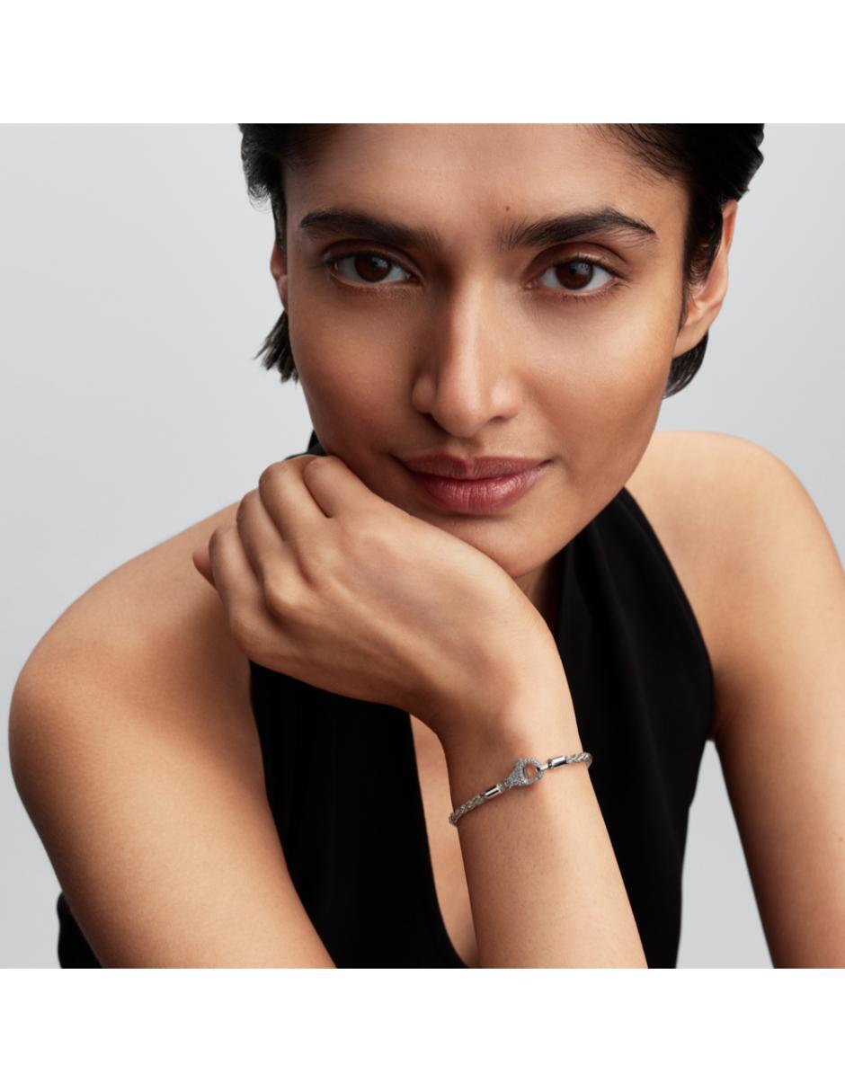 Brazalete de plata con zirconia cúbica P 925 Moments acabado pulido 2