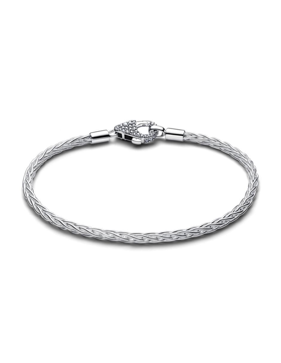Brazalete de plata con zirconia cúbica P 925 Moments acabado pulido 3