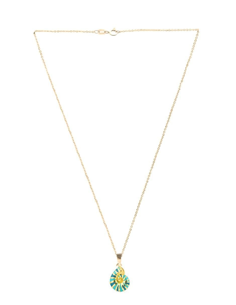 Collar de caracol Aurore 18 K 4