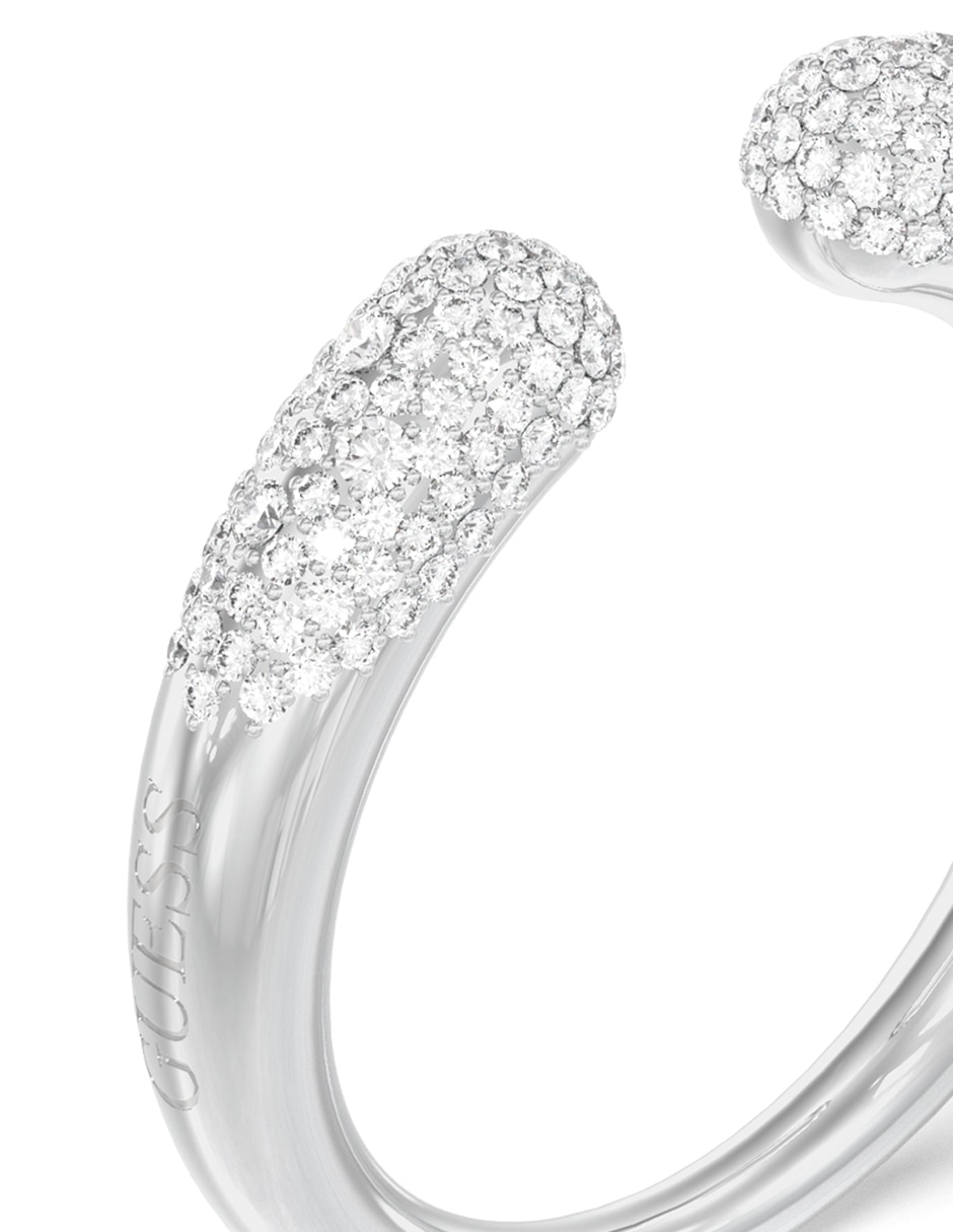 Anillo Moon Drops circonita pavé 3