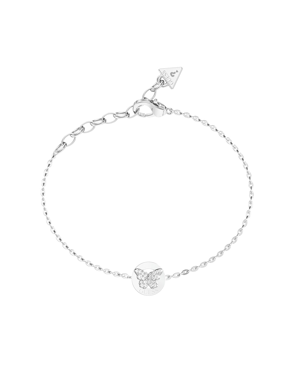 Brazalete con circonita Borboleta acabado pavé