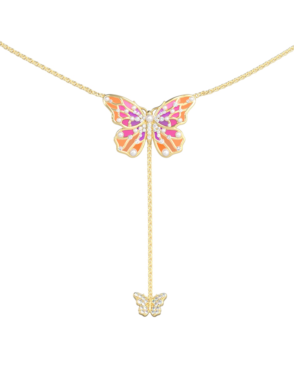 Collar de mariposa Borboleta