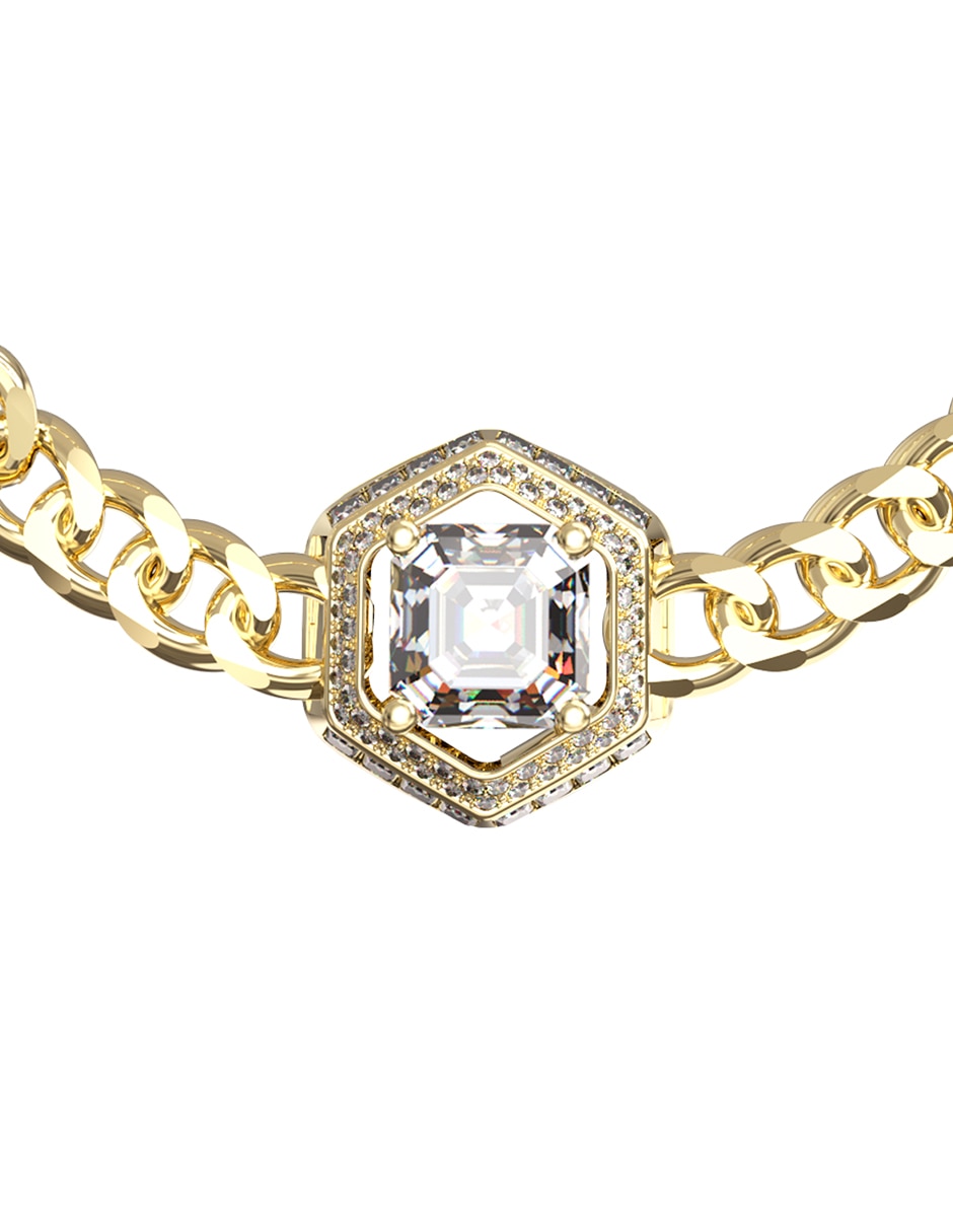 Brazalete con circonita Lioness Queen acabado pavé 2