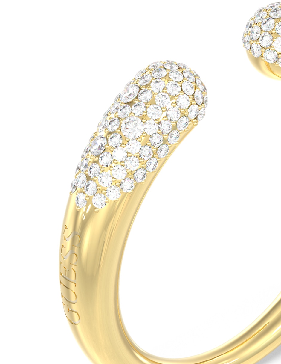 Anillo Moon Drops circonita pavé 3
