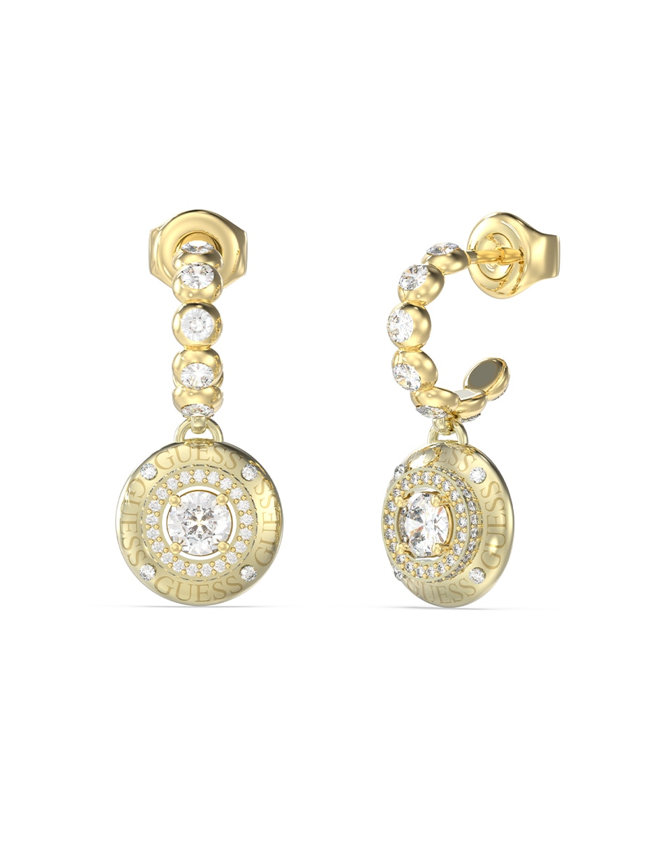 Aretes cortos Sparks con acabado pavé circonita