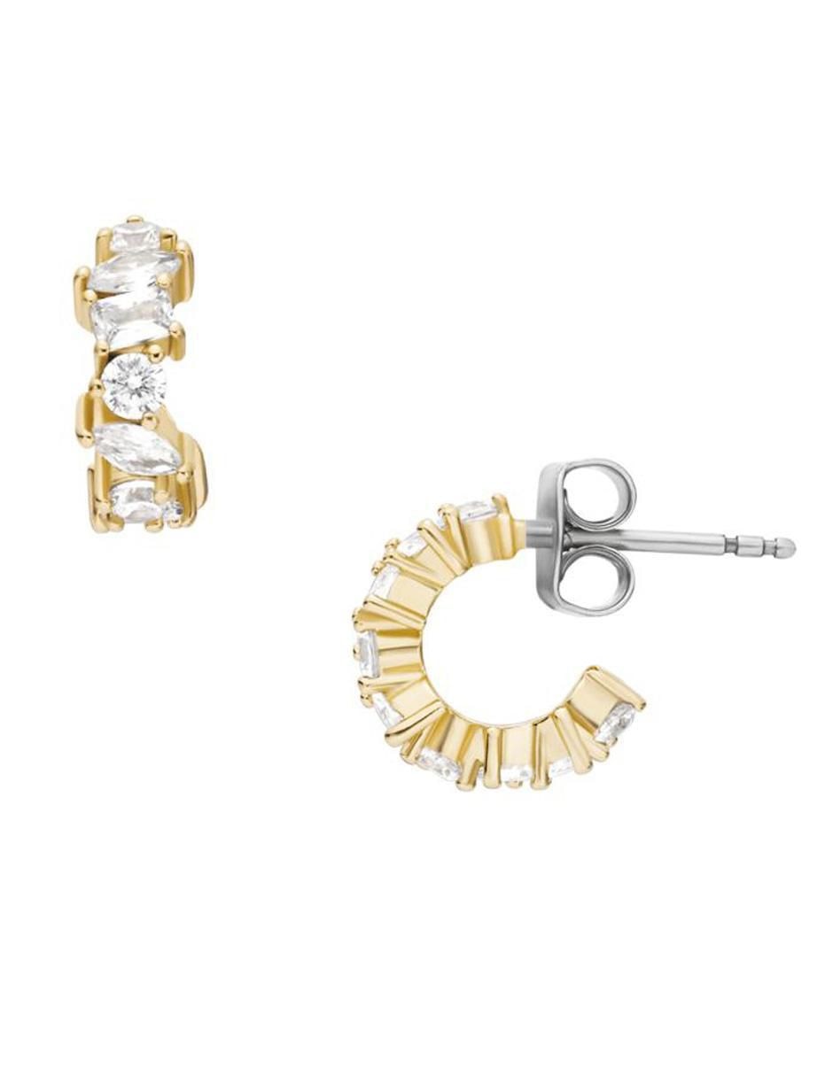 Aros circulares Ellis con acabado pulido zirconia cúbica 3