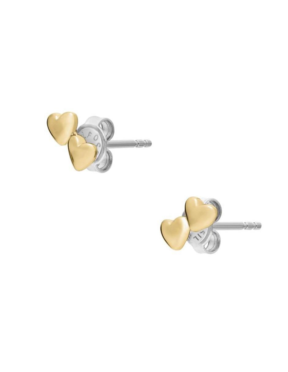 Broqueles de corazón Sutton con acabado pulido 4