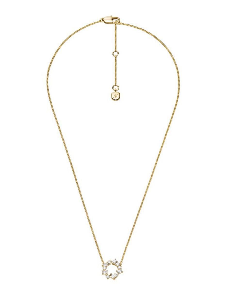 Collar con dije circular Ellis Collar con dije circular Ellis