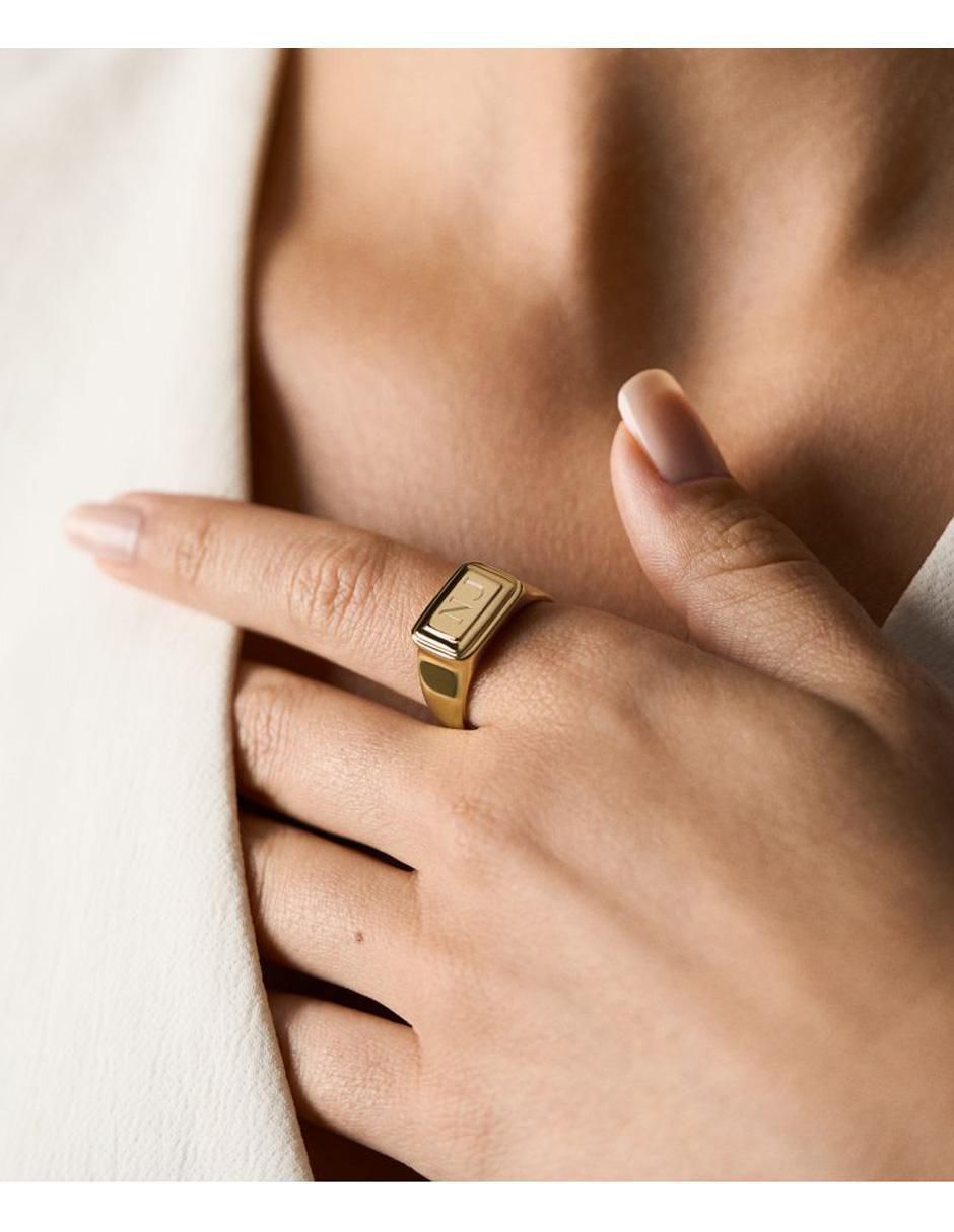 Anillo rectangular Raquel pulido 6